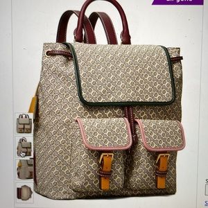 Tory Burch Perry Jacquard Flap Backpack !NWT!